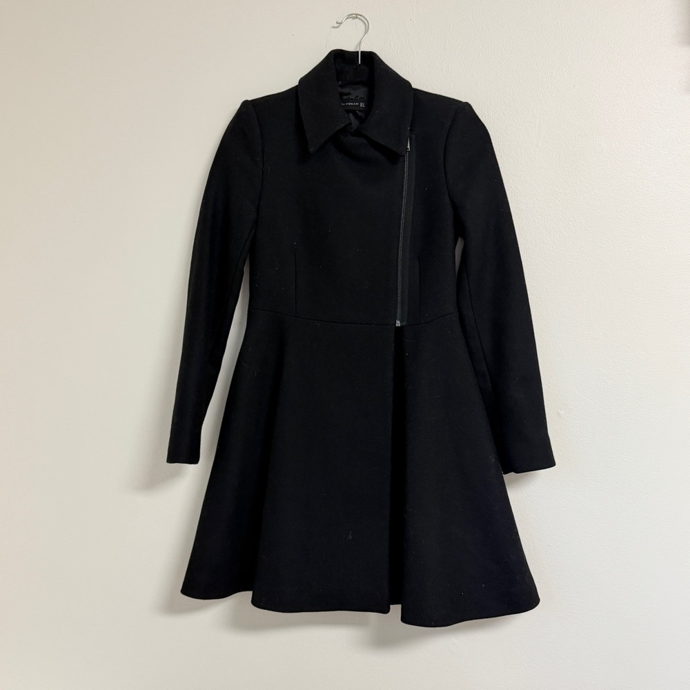 SOLD⛔️ZARA Women’s Fit & Flare Wool-Blend Coat – Size Small